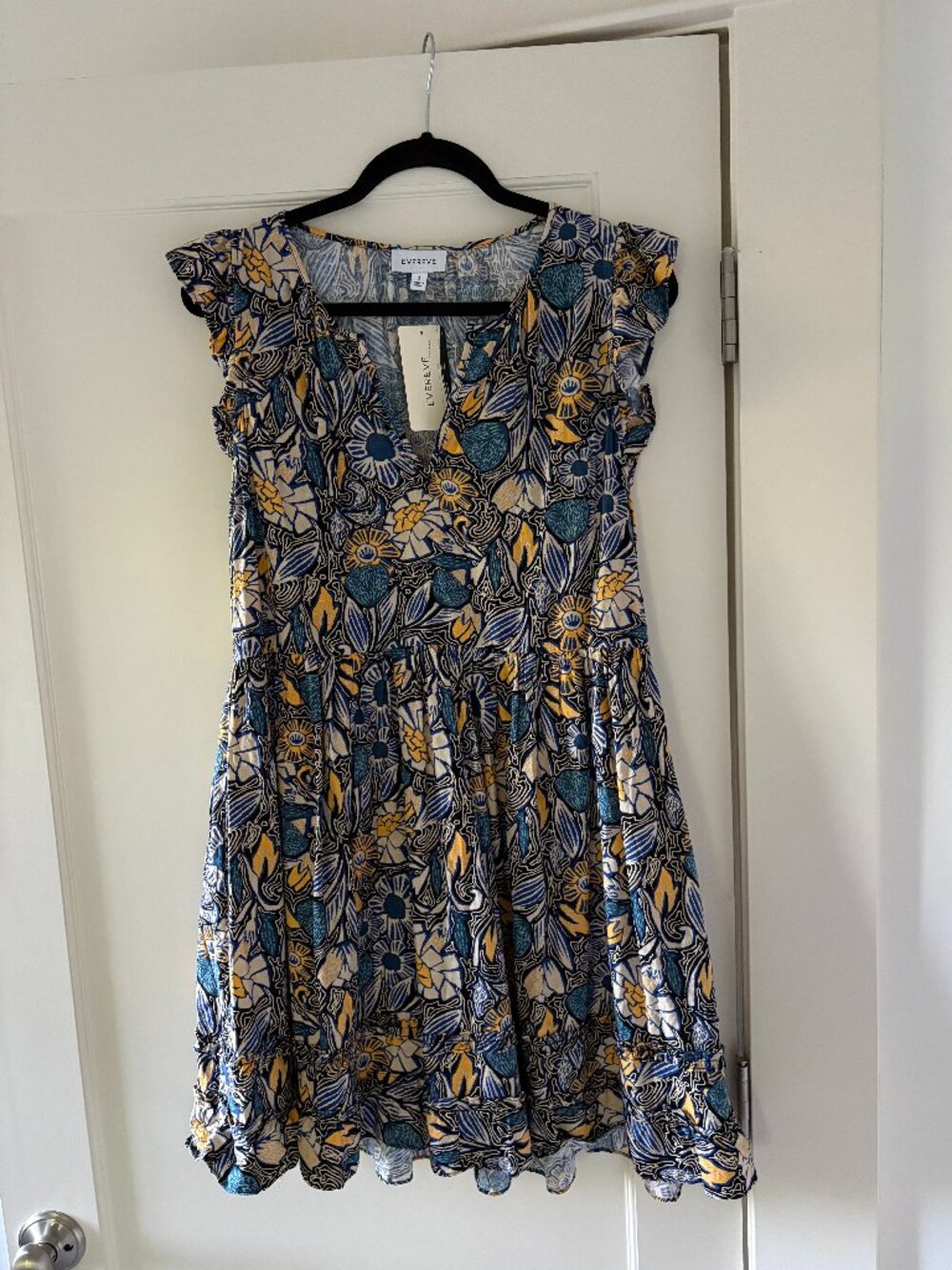 Evereve Floral Mini Garden Dress